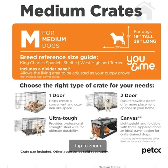 You and Me Stow and Go portable dog crate - Picture 4 of 4